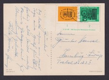 DDR Zusammendruck W ZD 118 DV Bognecke Eckrand mit Druckvermerk auf K&uuml;nstler -