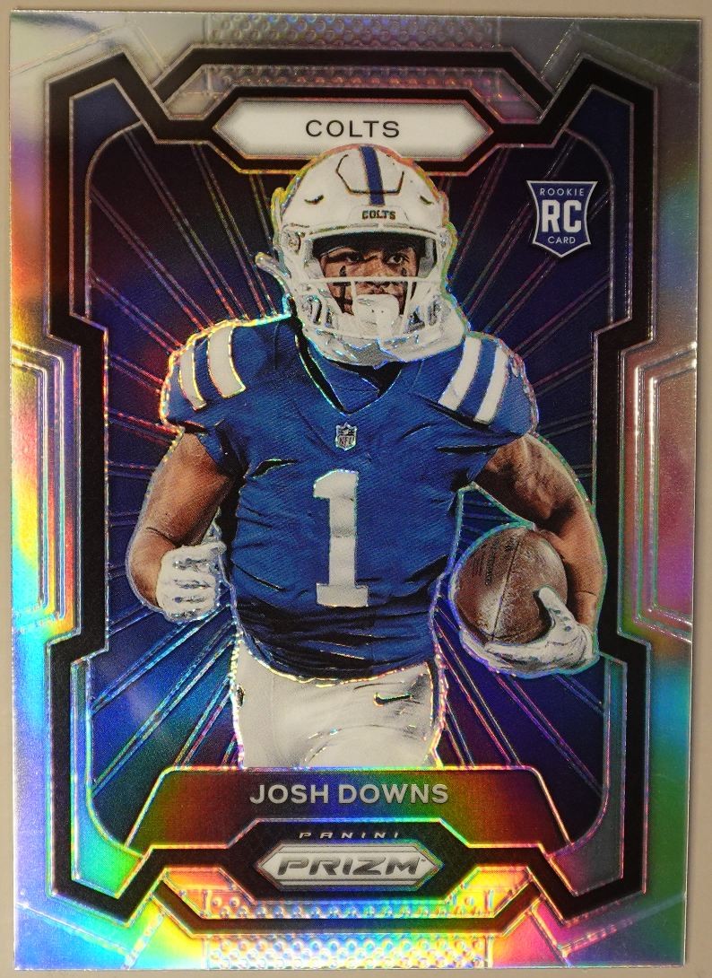 Josh Downs 2023 Panini Prizm Rookie Variations Prizm RC Indianapolis Colts #310