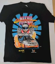 Vintage 90s NHRA T Shirt Mens Large Nitro Not So Funny Al Hoffman NHRA Drag Race