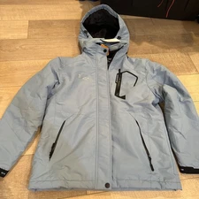 Moerdeng Waterproof Breathable Weather Gear Sports Jacket  Men M Light Blue new