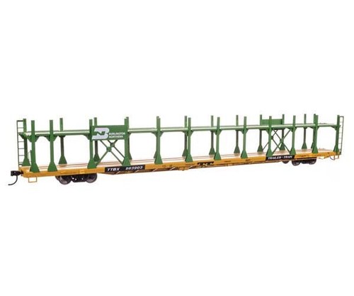 Walthers ~ Escala HO ~ 89' Estante Automático Abierto Bi Nivel ~ Burlington Northern #963912 | Condition: New