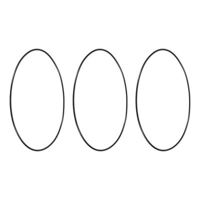 3Pcs AS-263 Nitrile Rubber O-Ring 7-1/4'' ID 7-1/2'' OD 1/8'' Width for Sealing