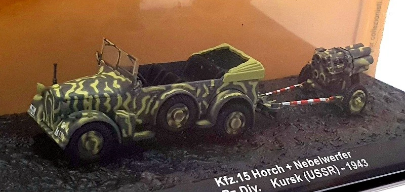 Altaya 1/72 Scale AL14820E - Kfz.15 Horch + Nebelwerfer 6. Pz.Div. USSR 1943 - Image 2 of 2