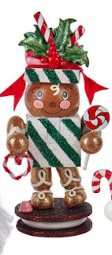 Kurt Adler Christmas Hollywood Nutcracker Gingerbread Man New 2026 HA0812