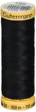 Natural Cotton Thread 110 Yards-Black