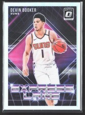 2018-19 Donruss Optic Devin Booker Express Lane Holo #17 Phoenix Suns