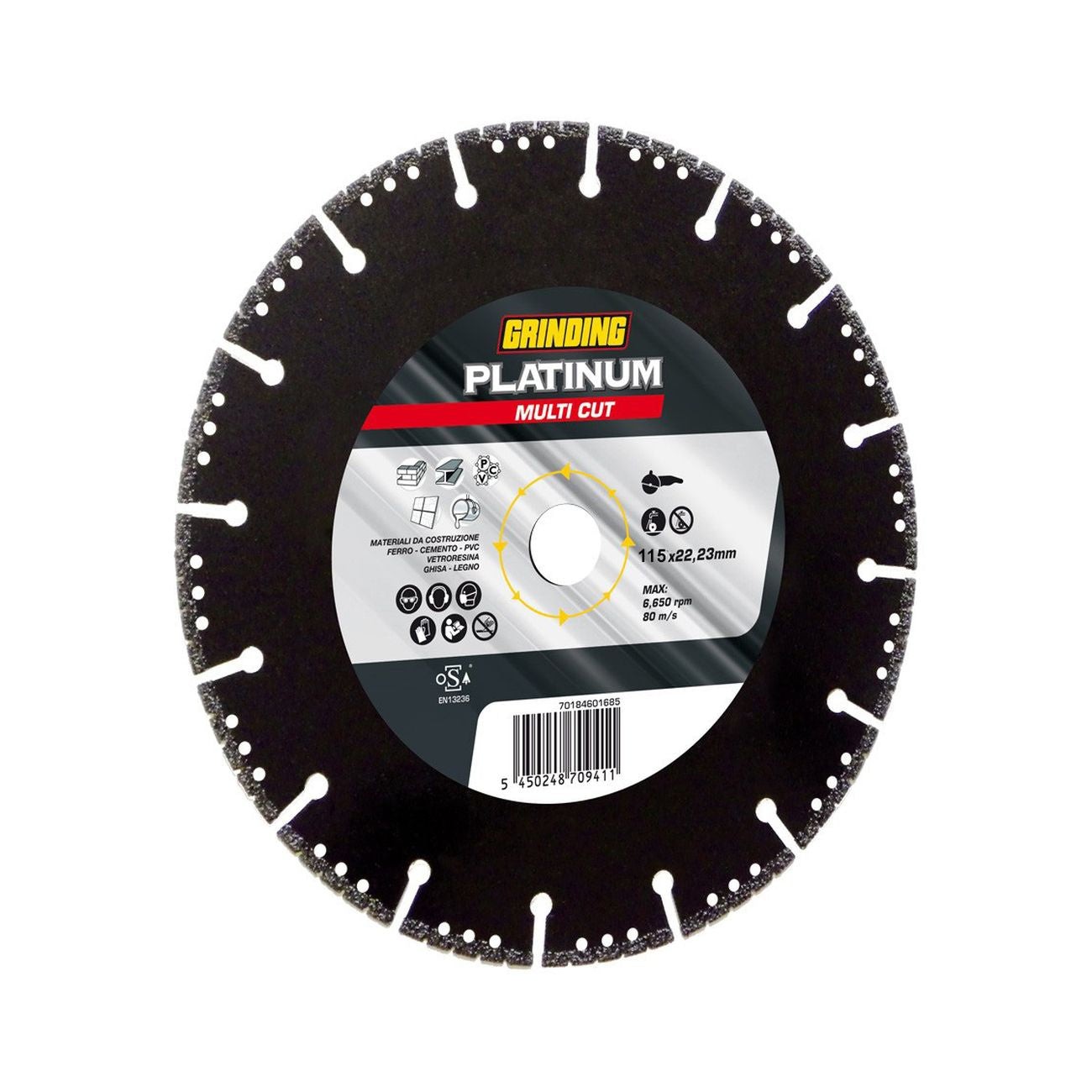 Grinding disco diam. platinum multi cut d.115