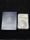 2008-W Reverse of 2007 NGC MS69 American Silver Eagle With OGP