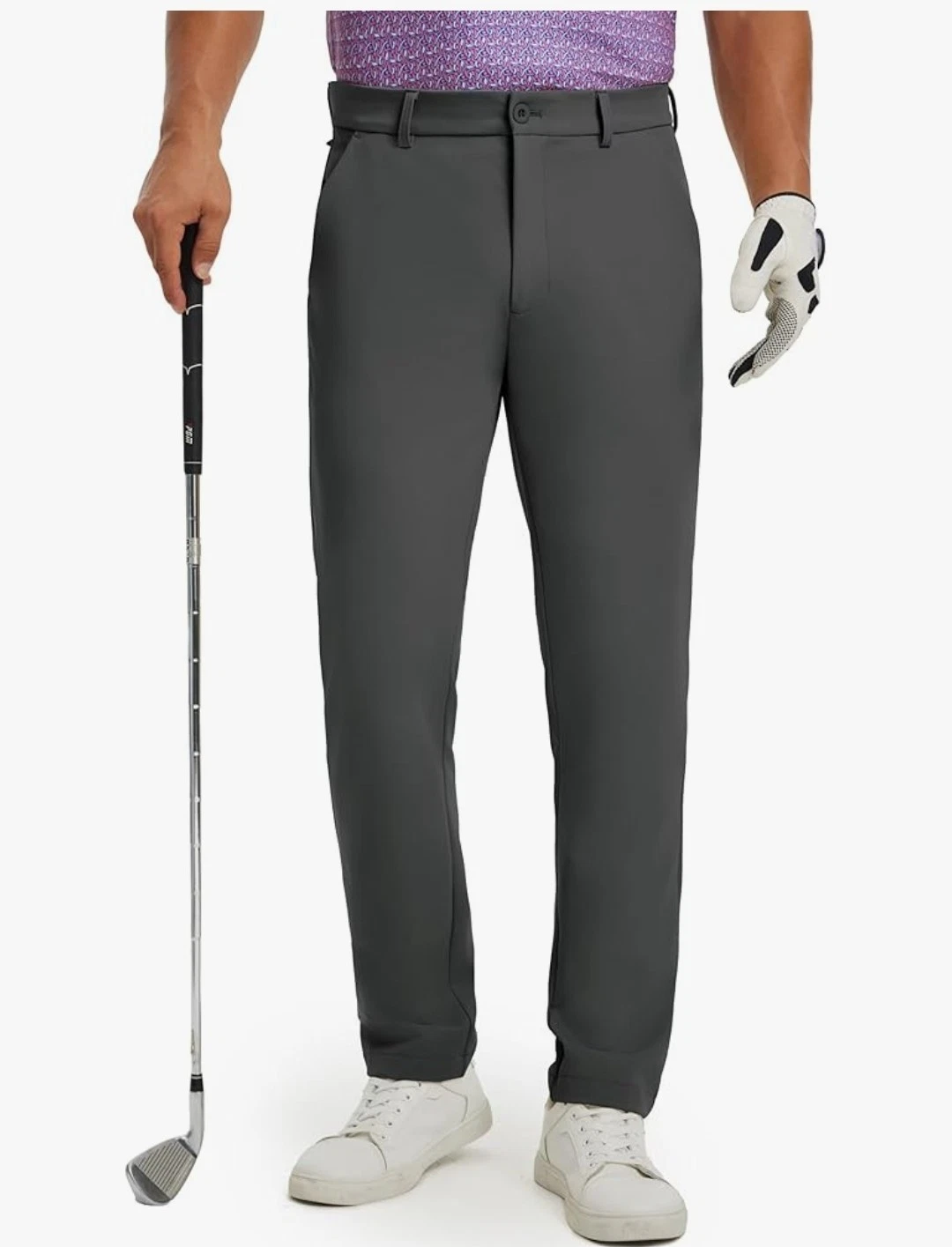 Men'S Golf Pants 30"/32"/34" Comfy Stretch Dress Work Pants Lightweight Quick Dr