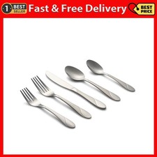 Flatware Service for 12 Stainless Steel Silverware with Hostess Set 89 Pieces