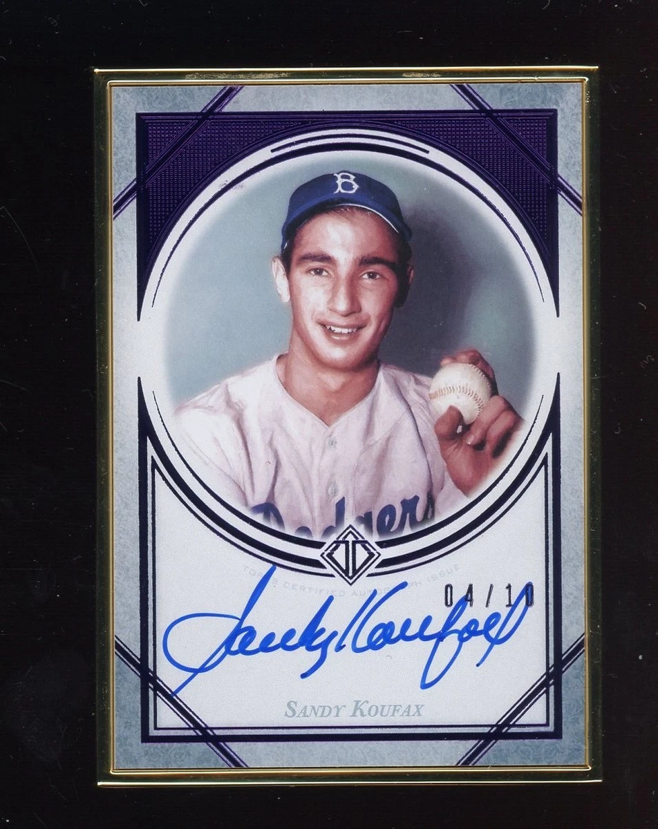 Topps Sandy Koufax Baseball Serial Numbered Sports Trading Cards 