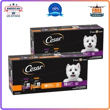 Cesar Canine Cuisine Wet Dog Food - Classic Loaf in Sauce Beef, Filet Mignon,...