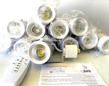 Motrackcao Track Lighting Heads H Type 12 Pk White 120v Rotation 350 H57