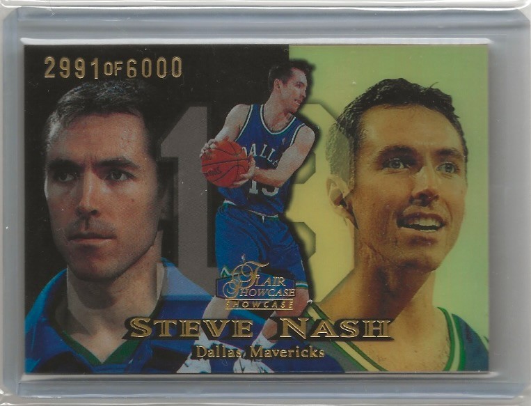 1998-99 Flair Showcase #84 Steve Nash Row 1 #2991/6000 - Dallas Mavericks
