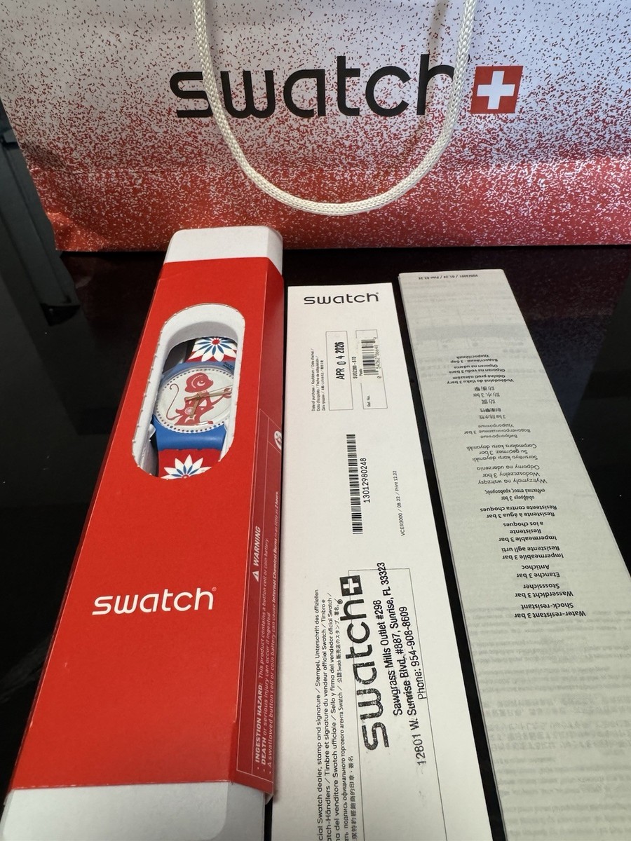 Swatch Special Suoz203s Lucky Monkey Watch for sale online | eBay