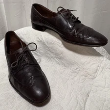 Johnston & Murphy Aristocraft Men’s Shoes Size 12 D Brown Leather Lace Up 
