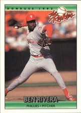 1992 Donruss The Rookies Baseball Card #104 Ben Rivera 