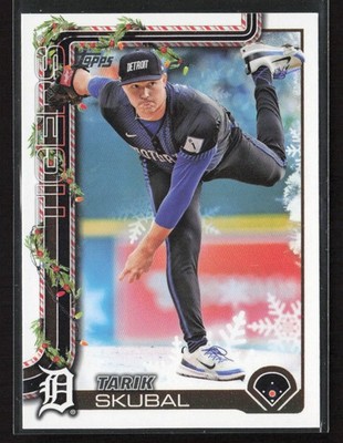Tarik Skubal 2025 Topps Holiday #H74 Detroit Tigers