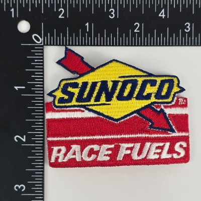 Vintage Sunoco Race Fuels Embroidered Patch Petroleum