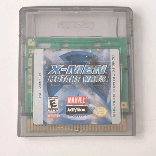 X-Men: Mutant Wars Nintendo Gameboy Color GBC Game Authentic Tested