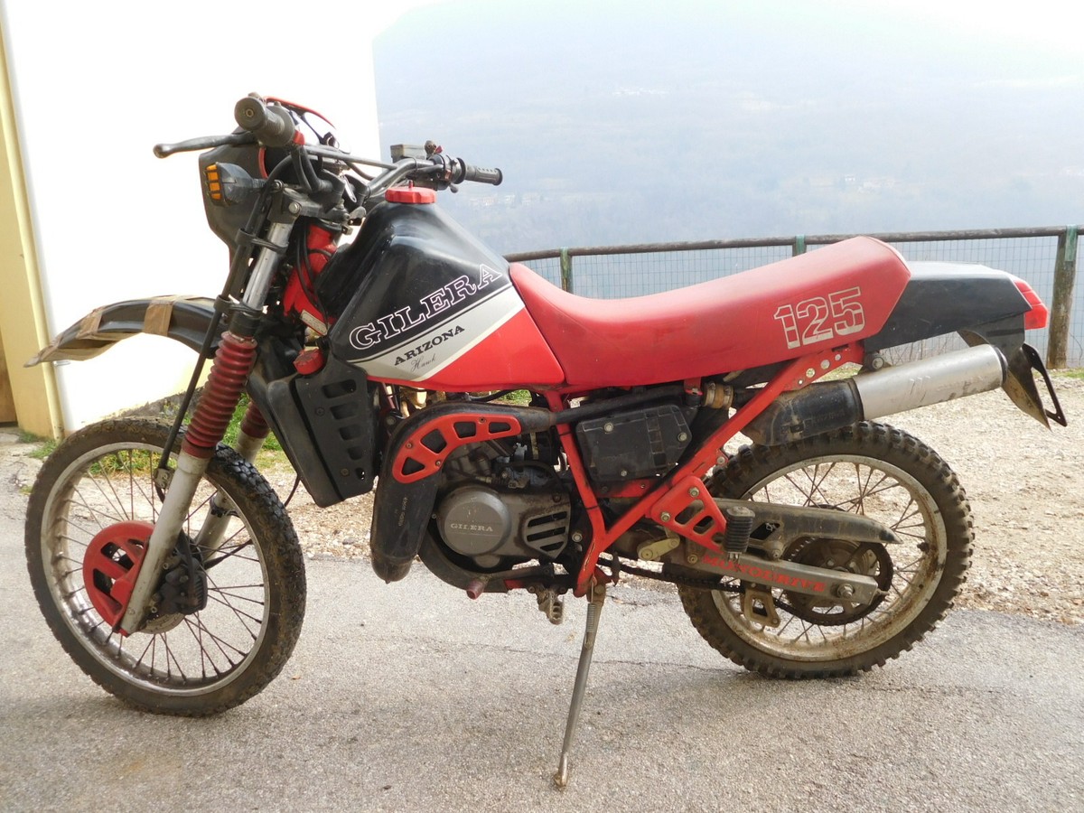 Motorbike Gilera Kz 125 Endurance Usata Wheel Hoverseat Attachment