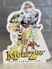 Metazoo Sign Countertop Store Display Stand 2021 LGS Kit Streamer Background