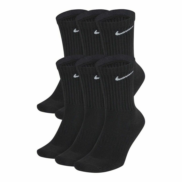 nike men's socks dri fit crew 6 pairs