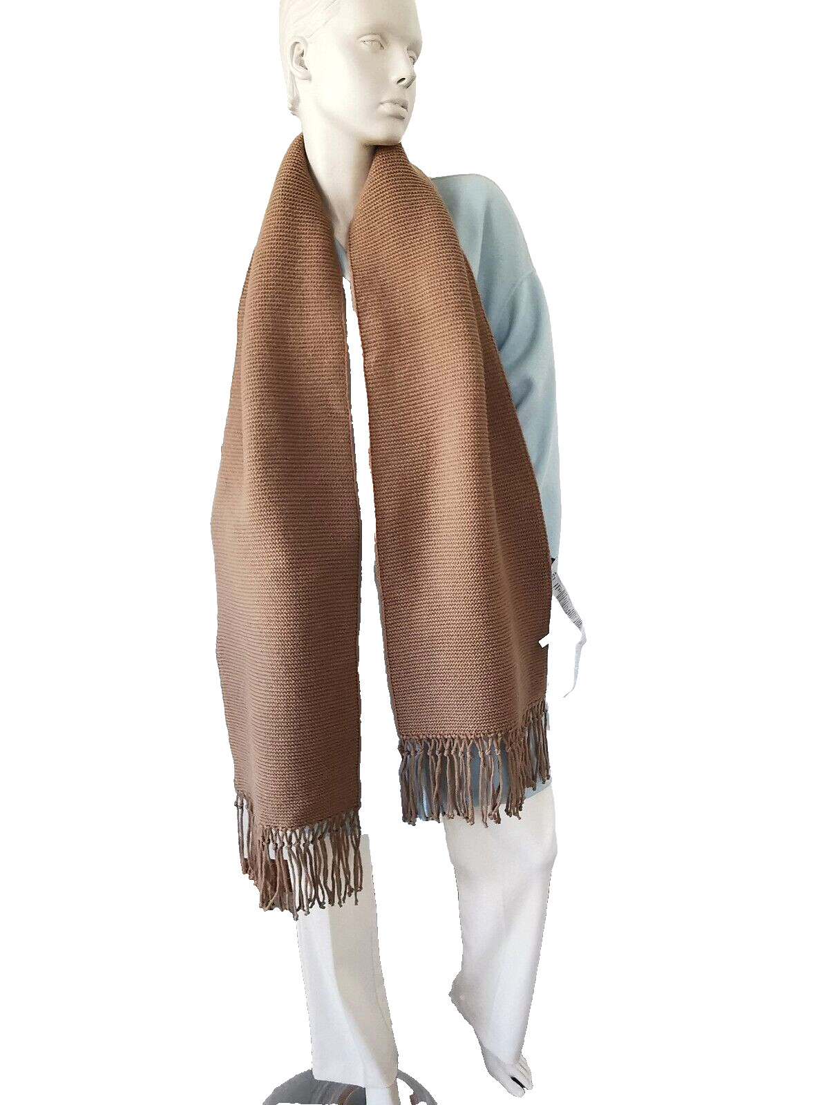 RRP €270🌟Weekend MAX MARA   Scarf   in Virgin Wool   Model.''GOMITO'' image 4