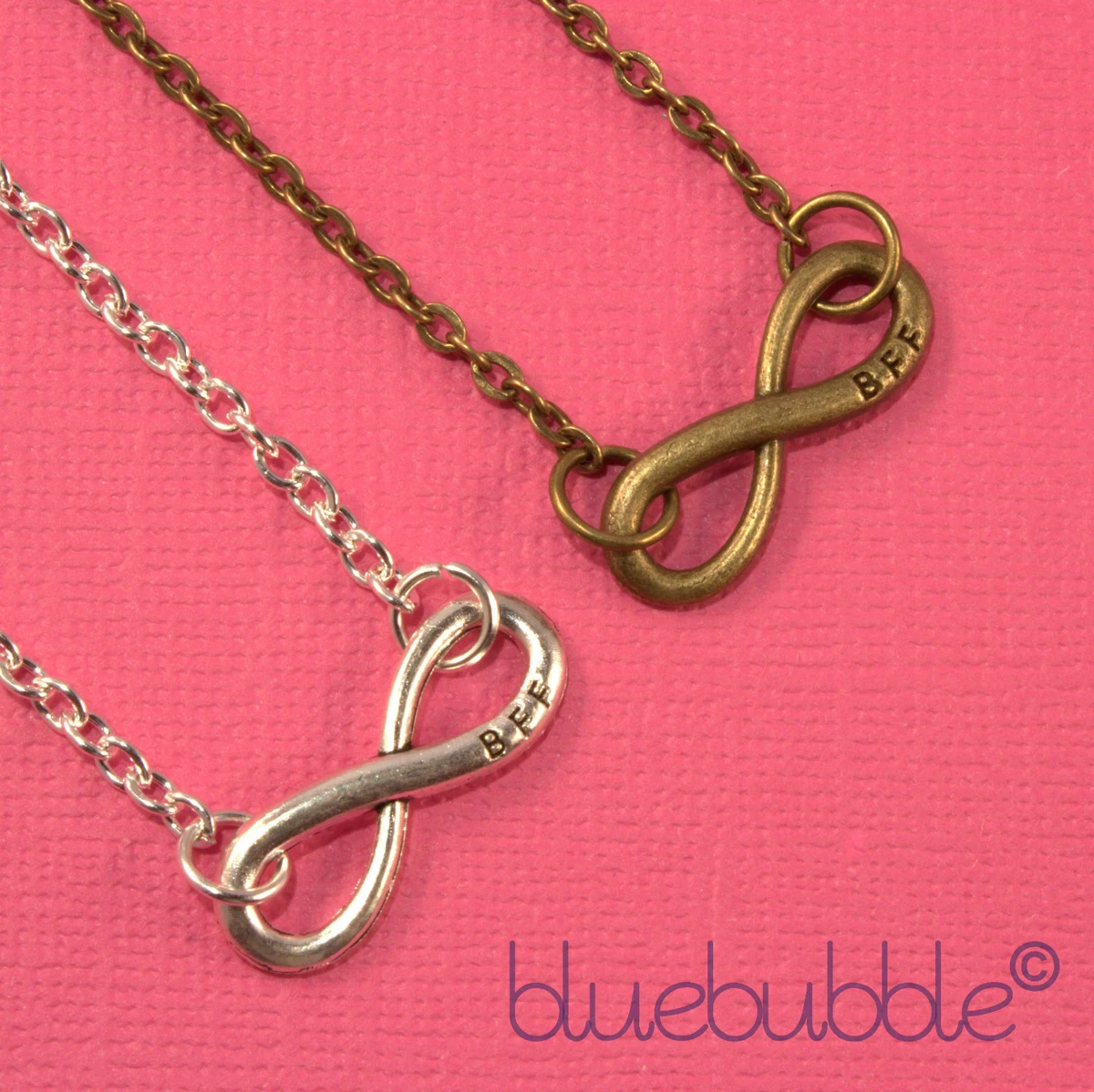 FUNKY BEST FRIENDS FOREVER INFINITY NECKLACE BFF SWEET CUTE GIRLS
