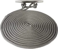 Sea-Dog Premium Dock Line, 3/8" x 10', Gray, 302110010GY-1
