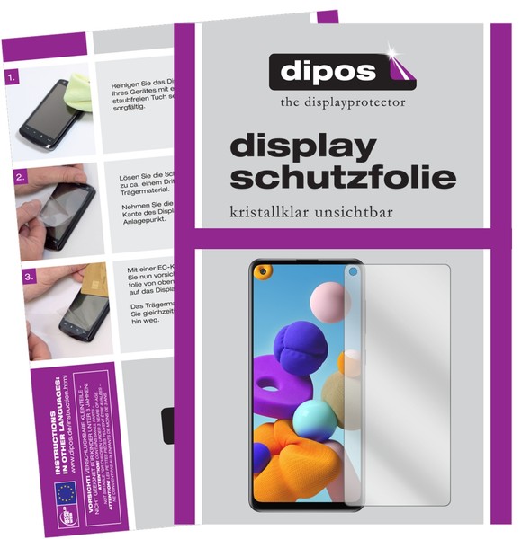6X Schutzfolie FüR Samsung Galaxy A21S Klar Displayschutzfolie Display Schutz-image