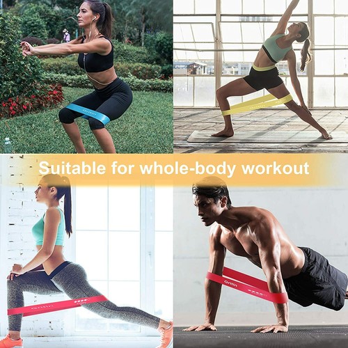 Resistance Bands Exercise Sports Loop Fitness Home Gym Yoga Latex Set Or Singles