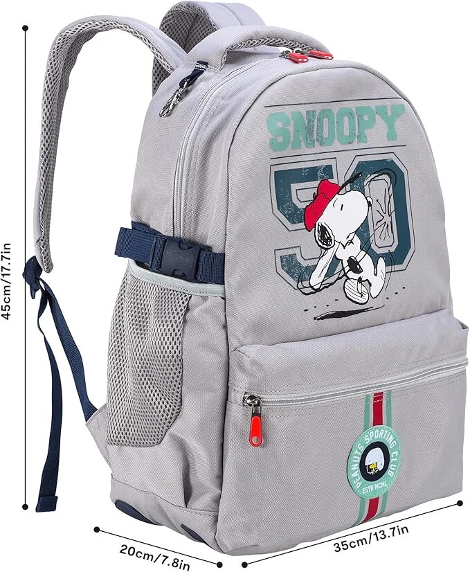 Snoopy Peanuts Deluxe Rucksack Mit Gepolstert Riemen