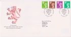 GB ROYAL MAIL FDC FIRST DAY COVER 1996 SCOTLAND MACHIN DEFINITIVES EDINBURGH PMK