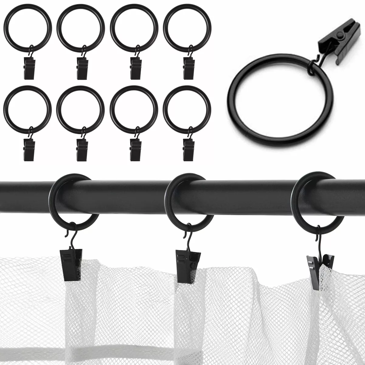 Curtain 2024 rod clips