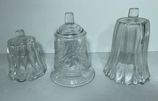 Lot Of 3 Peg Votive/stick Candle Holder Different Designs Made In USA 3 1/2”- 5”