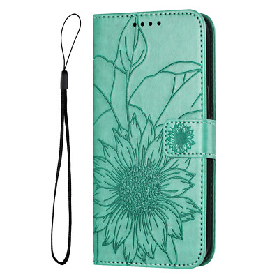 Handyhülle für Huawei Honor 80 90 X50 20i 9X Sonnenblume PU Leder Geldbörse Etui