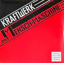 KRAFTWERK DIE MENSCH-MASCHINE - RED COLOR VINYL LP  " NEW, SEALED "