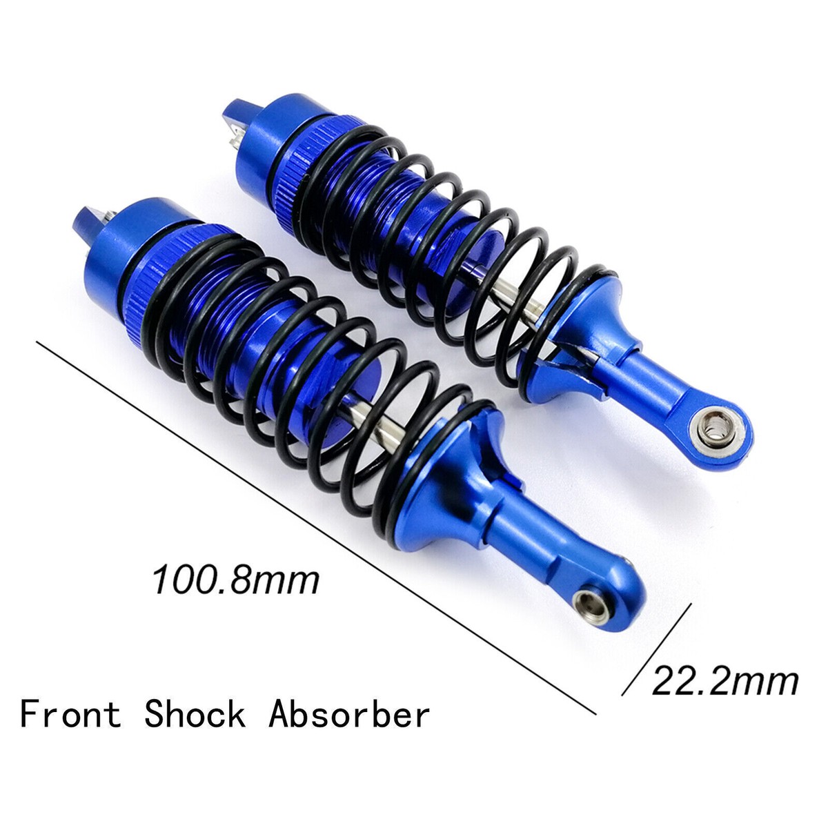 Amortisseur Arrière à Distance 2 Pièces Pour Accessoires De Voiture De Controle En Alliage Aluminium Arrma 1 10 Bleu 95065158
