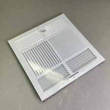 HART & COOLEY Steel Sidewall/Ceiling 40° Laced Blade 4 Way 14"x14" 684M-14X14W