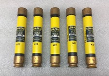 BUSSMANN LPS-RK-2-1/2SP LOW-PEAK FUSE 2.5A 600VAC 300VDC SET OF 5 NEW NO BOX
