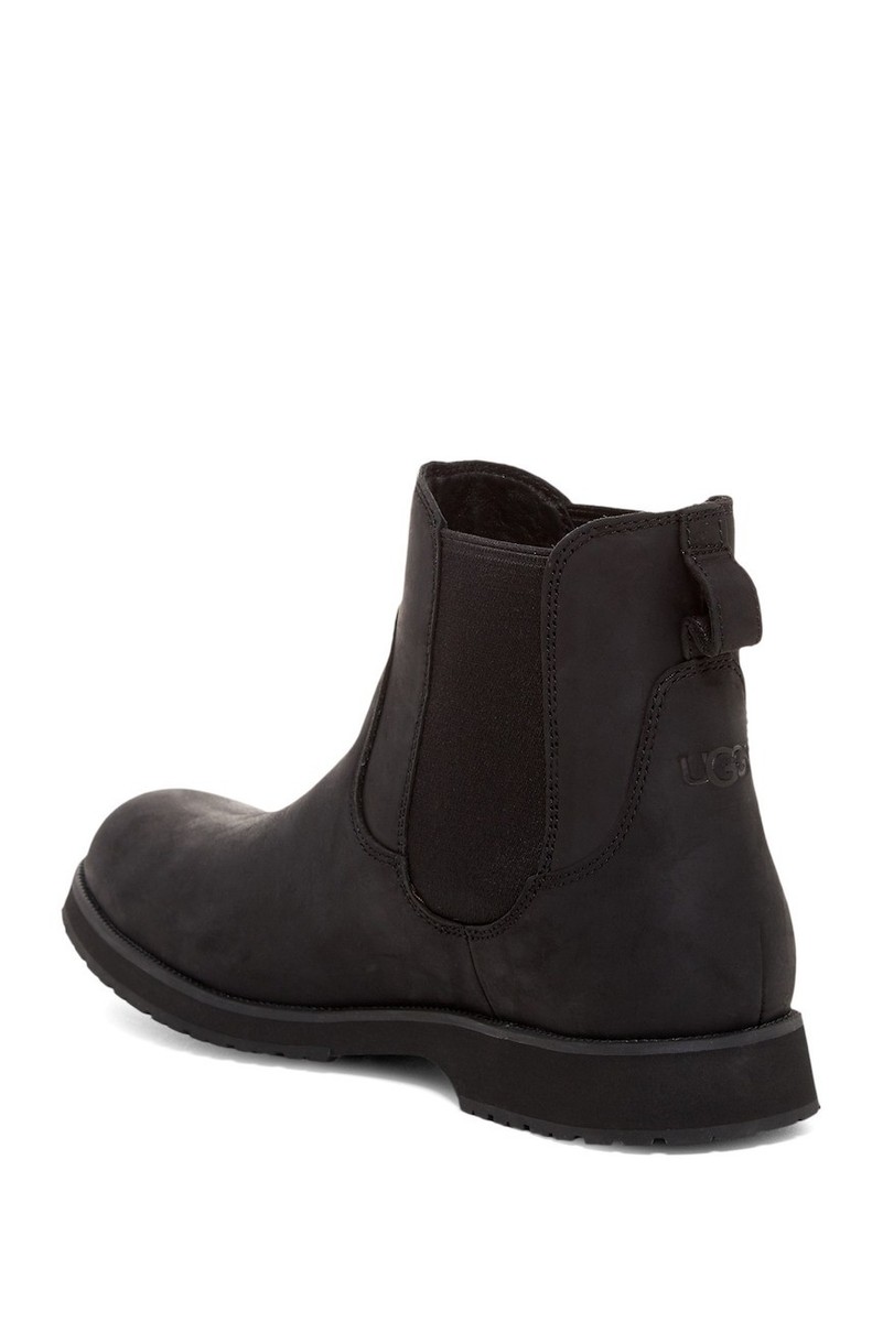Ugg Australia Briscoe Chelsea Suede Black Ankle Boot 1016451 