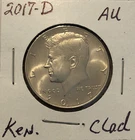 2017-D 50C Kennedy Half Dollars ABOUT UNCIRCULATED - RECEIVE THIS COIN!