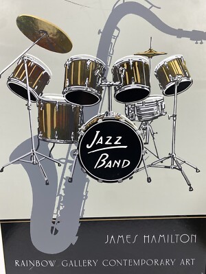 James Hamilton Jazz Band Rainbow Gallery Contemporary Art Poster