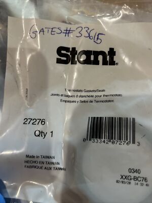 Stant 27276 Engine Coolant Thermostat Gasket Seal New Old Stock Fast ...