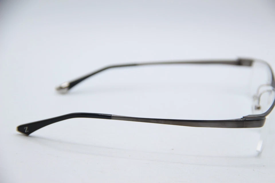 NEW CHARMANT Z-TITANIUM ZT19807 GREY AUTHENTIC DESIGNER EYEGLASSES 58-15 - Image 4 of 4