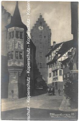 Postcard - Postcard Meersburg on Lake Constance, Obertor and ''Bears'', unused