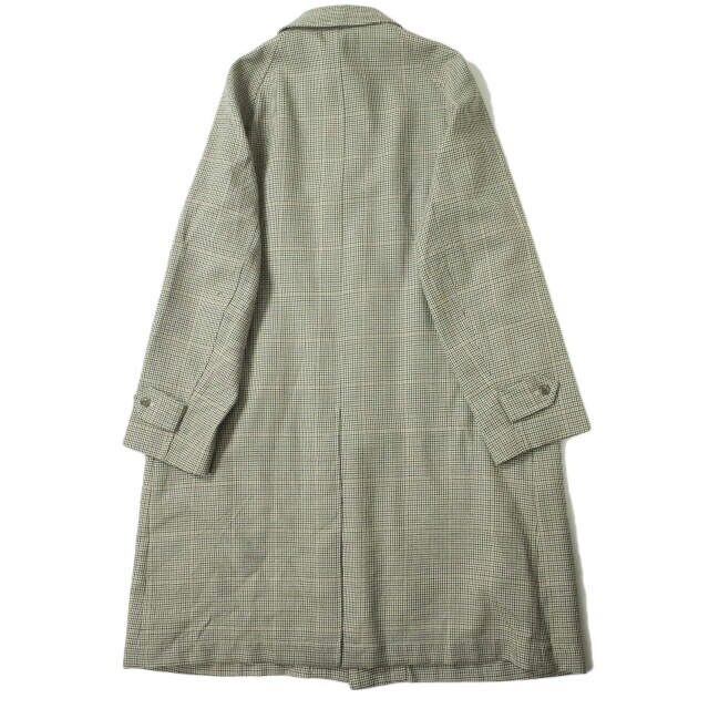 ORCIVAL Glen Plaid Bal Collar Coat 18A-KI-002 3 Beige Houndstooth Check  outer