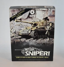 Hetzer Sniper! Vintage TSR Inc. Strategy Board Game - 1987