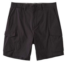Billabong Men's A/Div Surftrek Cargo Walk Shorts Comfort Bottoms Solid Black New